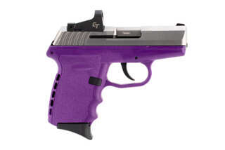 SCCY CPX-2 9mm Pistol with Red Dot - Purple/Stainless